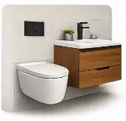 Toilet and Vanity Installation