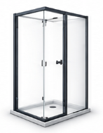 Walk-in shower enclosure with rainfall head Limerick
