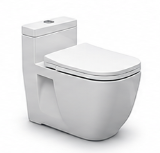 Wall-hung toilet with concealed cistern frame