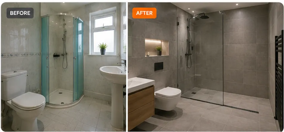 Wet room, Raheen